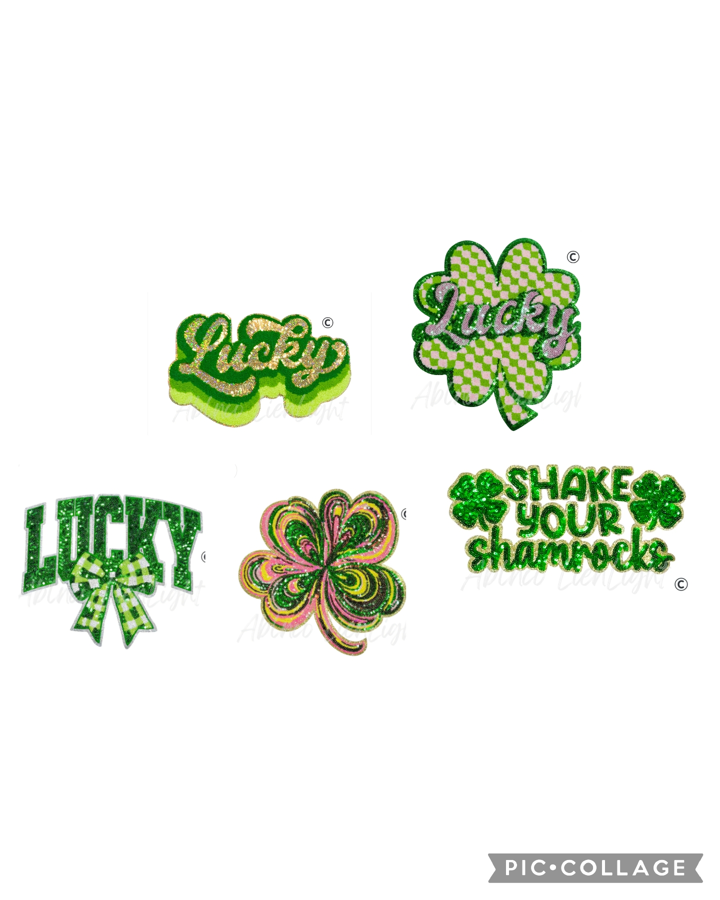 St. Patrick's Day Sequin and fluffy Bella Canvas sweatshirt. 